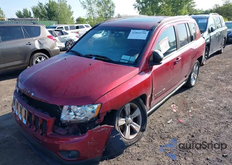 2012 Jeep Compass Latitude z USA, uszkodzony, nr VIN 1C4NJDEB3CD537625